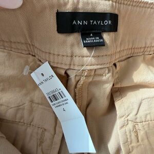 NWT Ann Taylor Belted Wide-Leg Pants